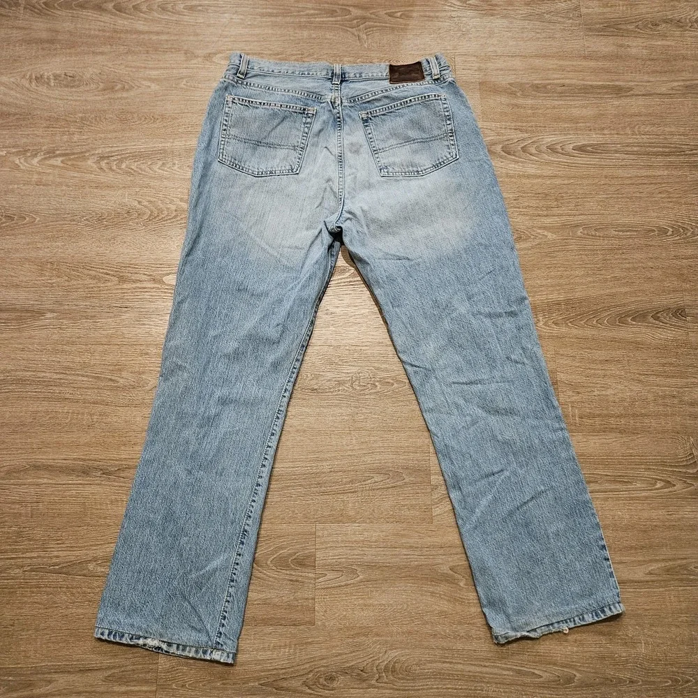 Vintage Polo Ralph Lauren Jeans Mens 35x32 Light Wash Straight Y2K Dungarees